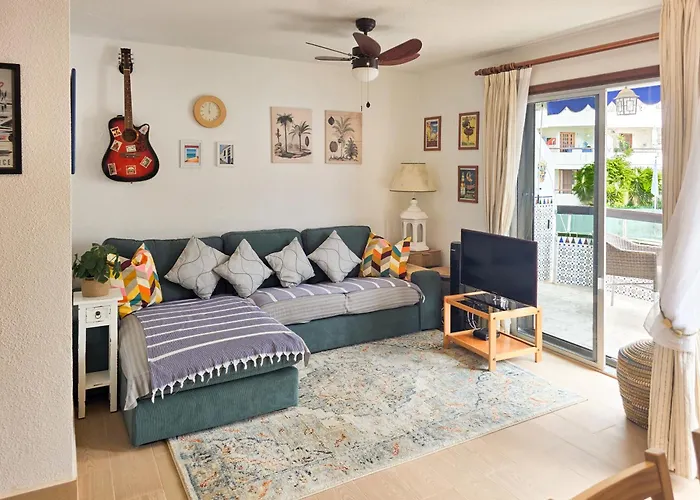公寓 Palm Sur Y Sol 1 Bedroom Apartment Pool Los Cristianos *